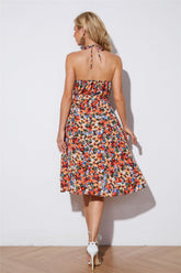 Night Fever Smocked Puff Sleeve Midi Dress Ins Street